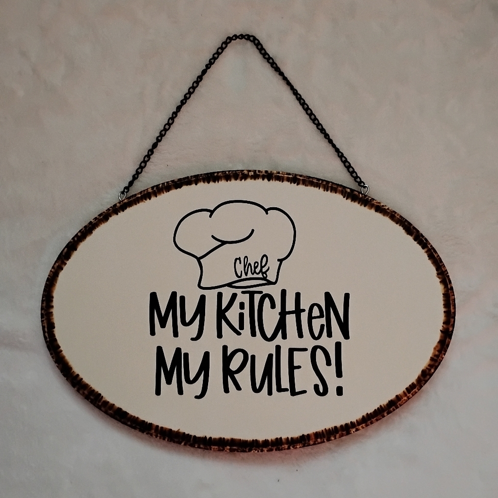 Chef Kitchen Wall Sign